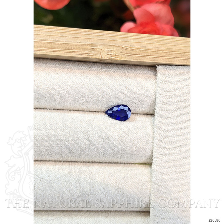 0.96 Ct. Blue Sapphire from Ceylon (Sri Lanka)
