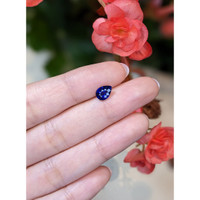 1.29 Ct. Blue Sapphire from Ceylon (Sri Lanka) Life Style
