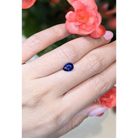 1.29 Ct. Blue Sapphire from Ceylon (Sri Lanka) Life Style