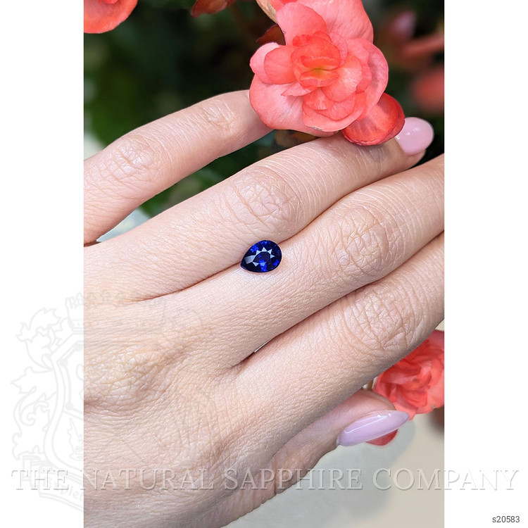 1.29 Ct. Blue Sapphire from Ceylon (Sri Lanka)