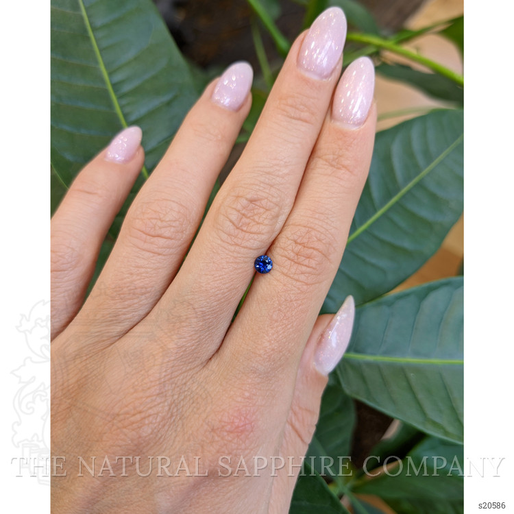 0.28 Ct. Blue Sapphire from Ceylon (Sri Lanka)