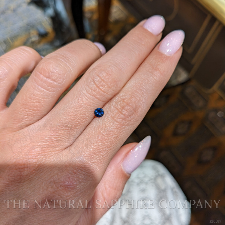 0.28 Ct. Blue Sapphire from Ceylon (Sri Lanka)