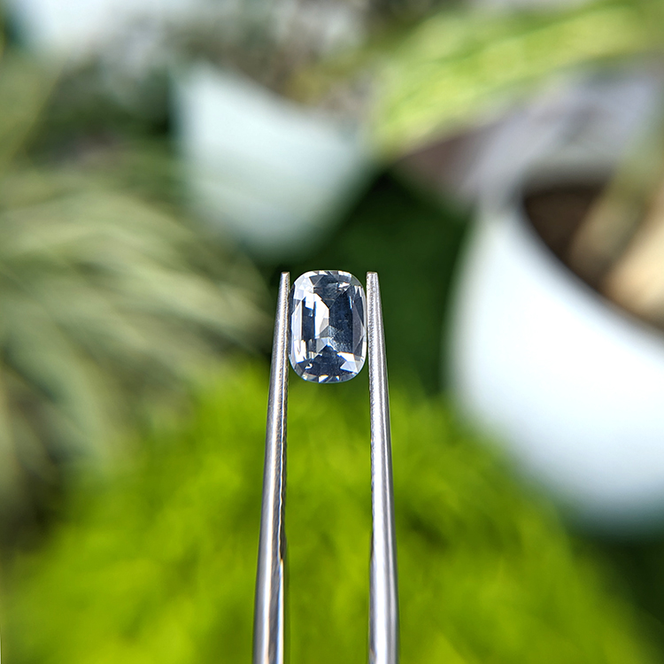 Loose White Sapphire - Cushion 1.20 Ct. - #S20600 | The Natural