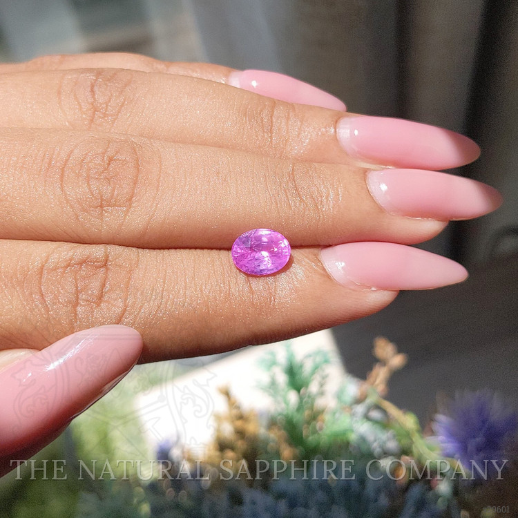 1.72 Ct. Purplish Pink Sapphire from Ceylon (Sri Lanka)