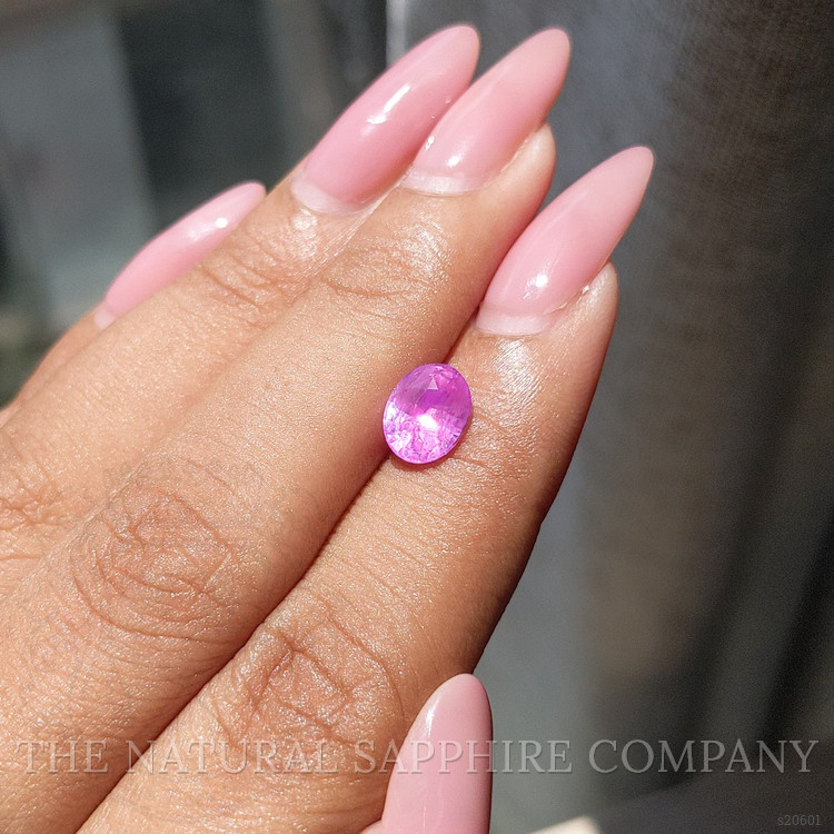 1.72 Ct. Purplish Pink Sapphire from Ceylon (Sri Lanka)