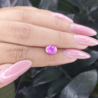 1.72 Ct. Purplish Pink Sapphire from Ceylon (Sri Lanka) Life Style