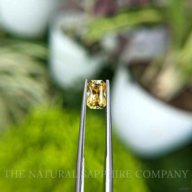 1.29 Ct. Yellow Sapphire from Ceylon (Sri Lanka)