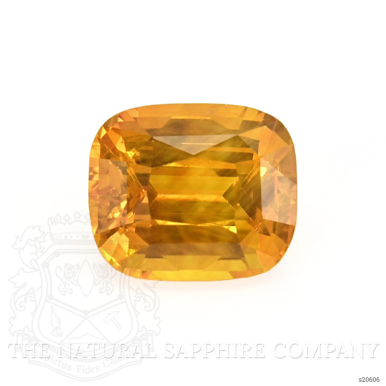 1.77 Ct. Yellowish Orange Sapphire from Ceylon (Sri Lanka)