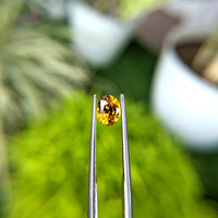 1.19 Ct. Yellowish Orange Sapphire from Ceylon (Sri Lanka) Life Style