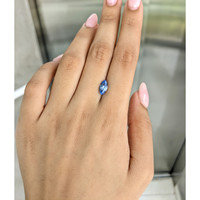 2.01 Ct. Blue Sapphire from Ceylon (Sri Lanka) Life Style