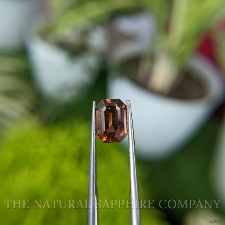 3.02 Ct. Orangish Brown Sapphire from Madagascar
