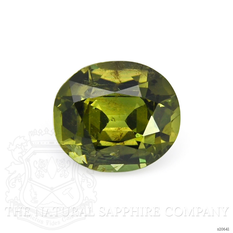 1.98 Ct. Yellowish Green Sapphire from Tanzania