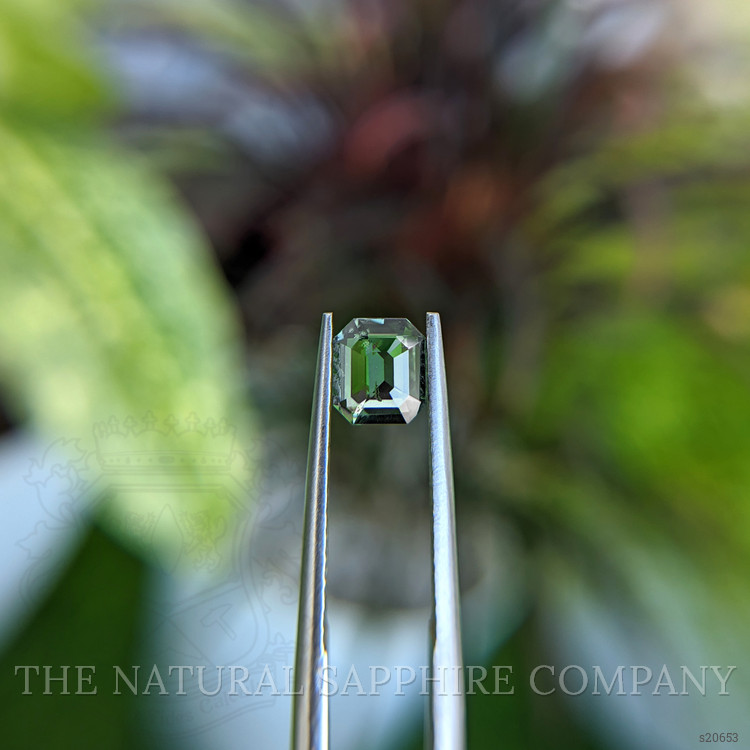 0.78 Ct. Green Sapphire from Tanzania