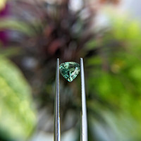 1.13 Ct. Green Sapphire from Tanzania Life Style