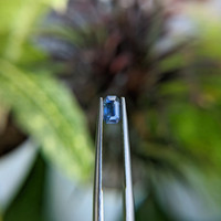 0.61 Ct. Blue Sapphire from Tanzania Life Style