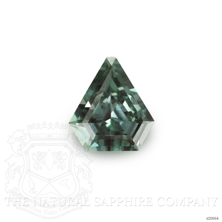 0.87 Ct. Bluish Green Sapphire from Montana