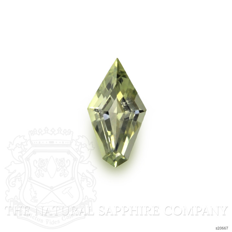 0.97 Ct. Yellowish Green Sapphire from Montana