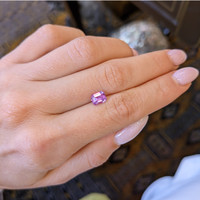 1.19 Ct. Purple Sapphire from Ceylon (Sri Lanka) Life Style