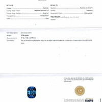 3.58 Ct. Sapphire from Madagascar Scan Report