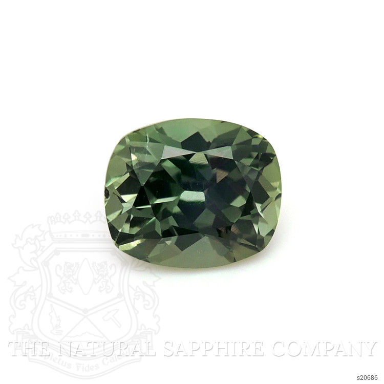 1.00 Ct. Green Sapphire from Montana