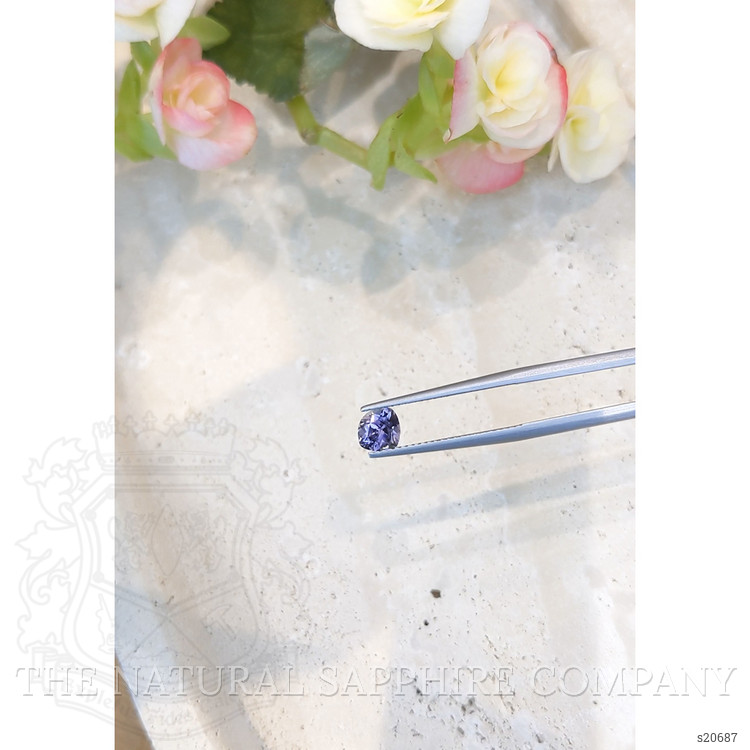 1.00 Ct. Violet Sapphire from Montana