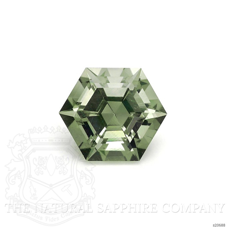 1.00 Ct. Green Sapphire from Montana