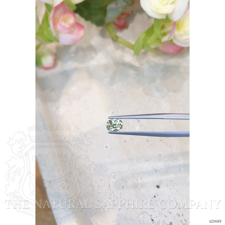 1.01 Ct. Green Sapphire from Montana