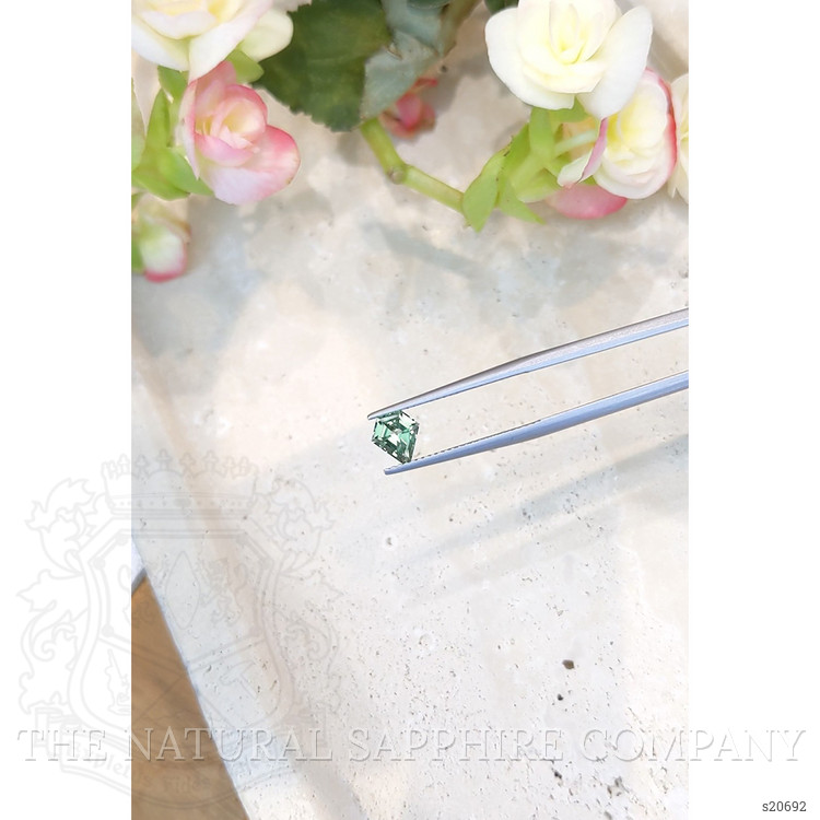 1.04 Ct. Green Sapphire from Montana