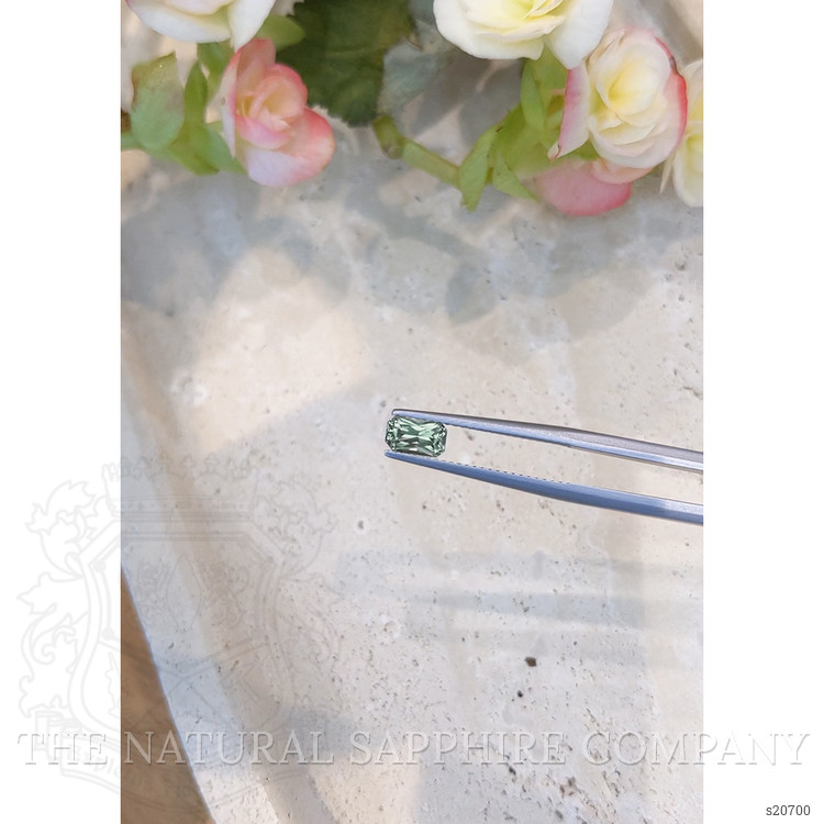 1.05 Ct. Green Sapphire from Montana