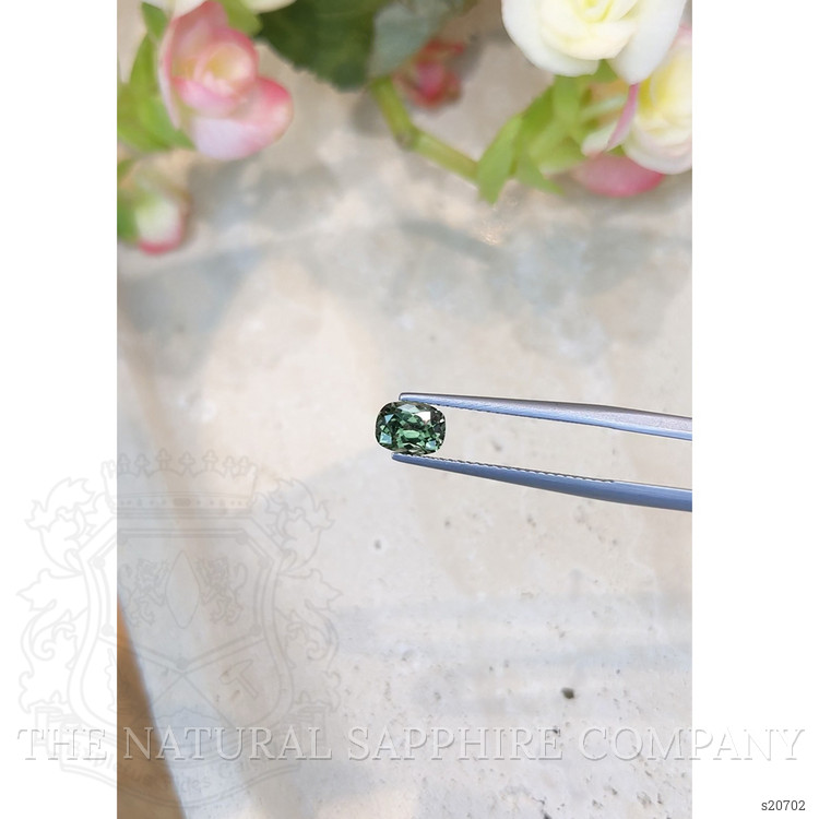 1.07 Ct. Green Sapphire from Montana