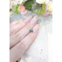 1.10 Ct. Bluish Green Sapphire from Montana Life Style
