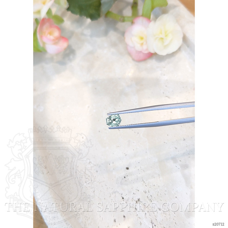 1.15 Ct. Bluish Green Sapphire from Montana