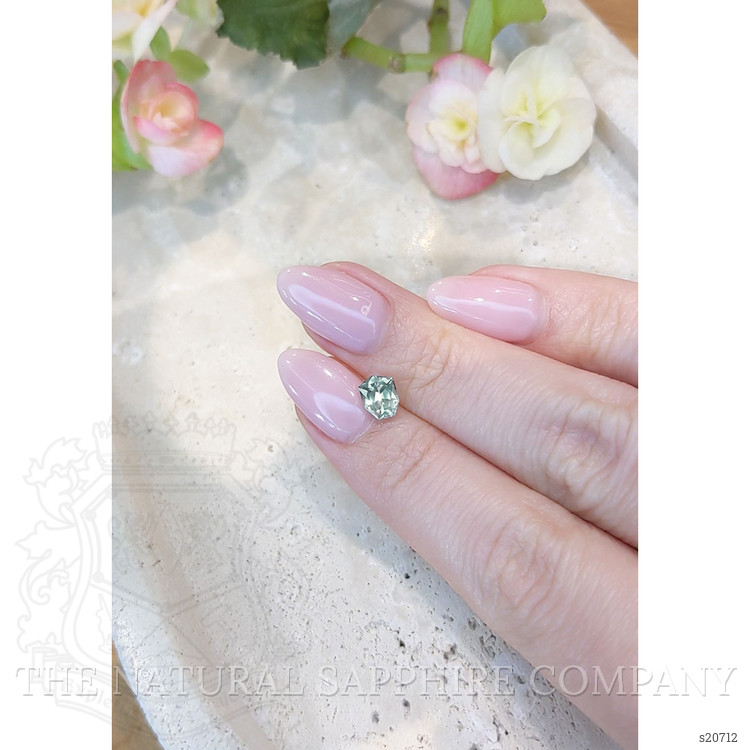 1.15 Ct. Bluish Green Sapphire from Montana