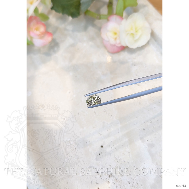 1.15 Ct. Yellowish Green Sapphire from Montana