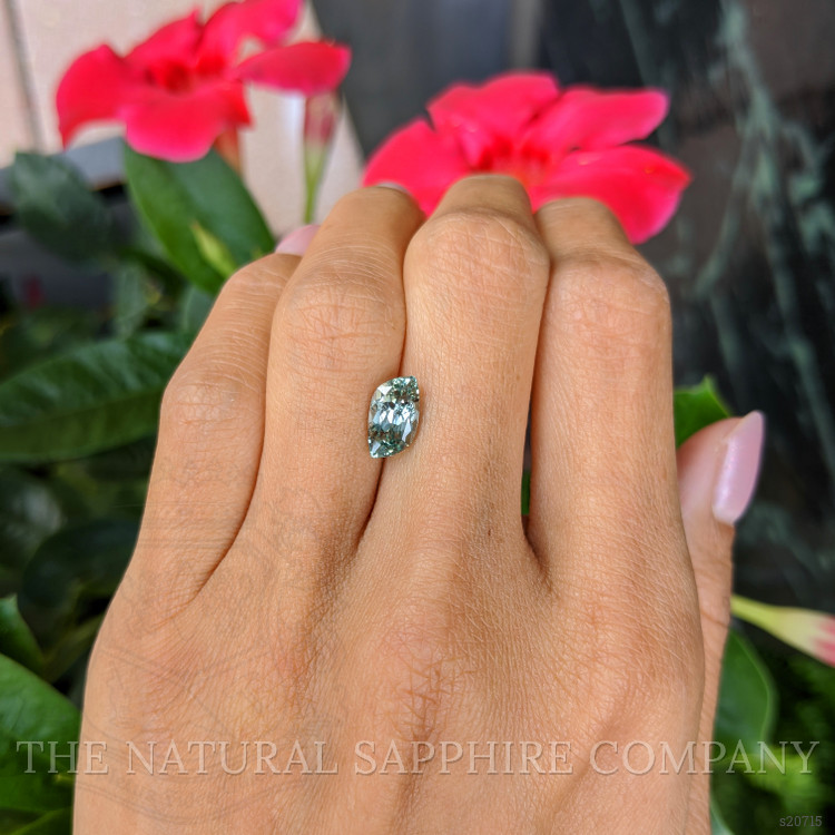 1.76 Ct. Green Sapphire from Montana