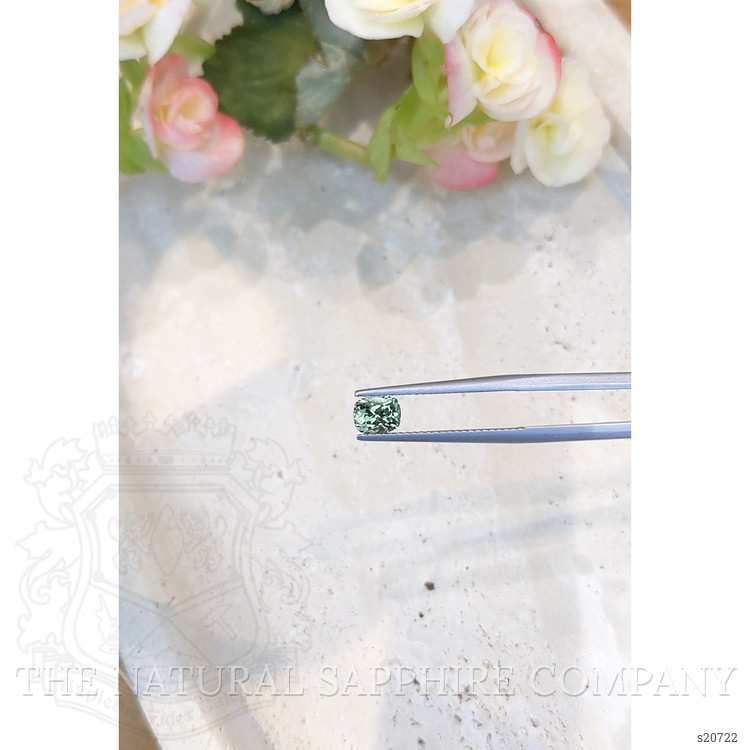1.05 Ct. Green Sapphire from Montana