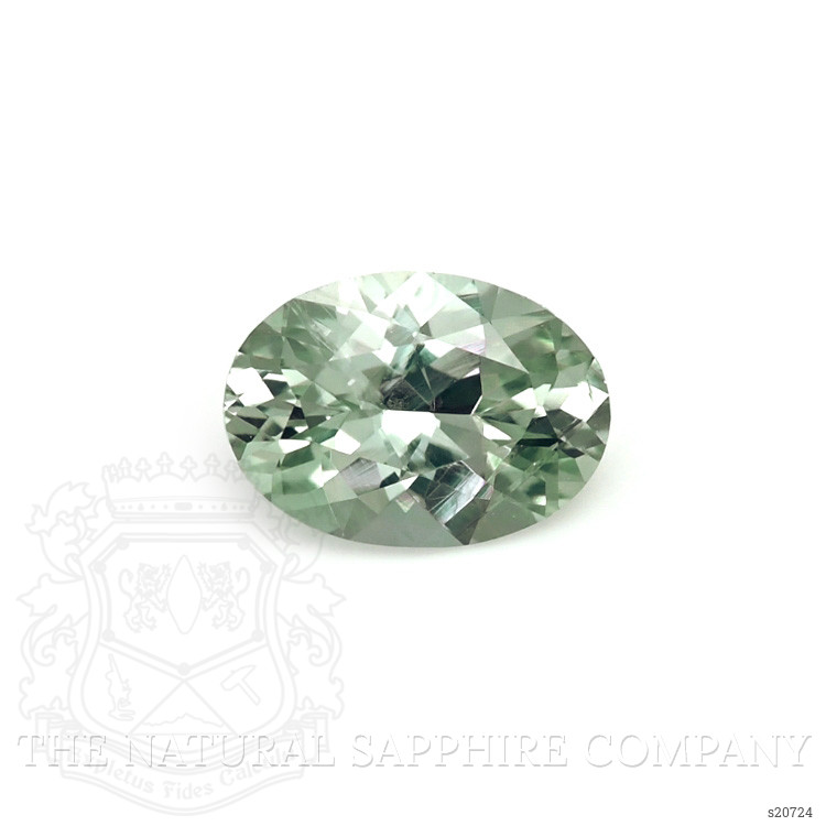 0.99 Ct. Green Sapphire from Montana