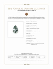 1.00 Ct. Bluish Green Sapphire from Montana Scan Report