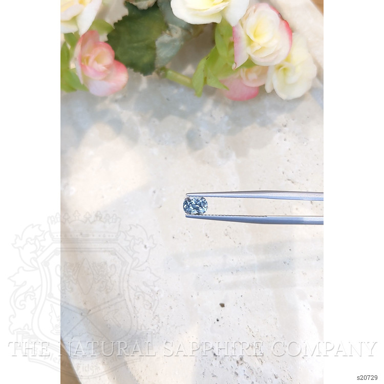 1.01 Ct. Greyish Blue Sapphire from Montana