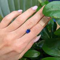 1.58 Ct. Blue Sapphire from Ceylon (Sri Lanka) Life Style