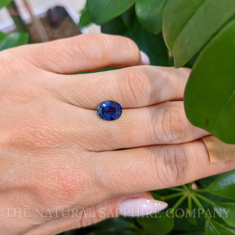 1.86 Ct. Blue Sapphire from Ceylon (Sri Lanka)