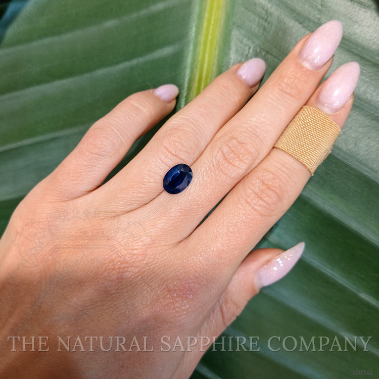 2.71 Ct. Blue Sapphire from Ceylon (Sri Lanka)