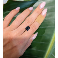 2.95 Ct. Greenish Blue Sapphire from Ceylon (Sri Lanka) Life Style