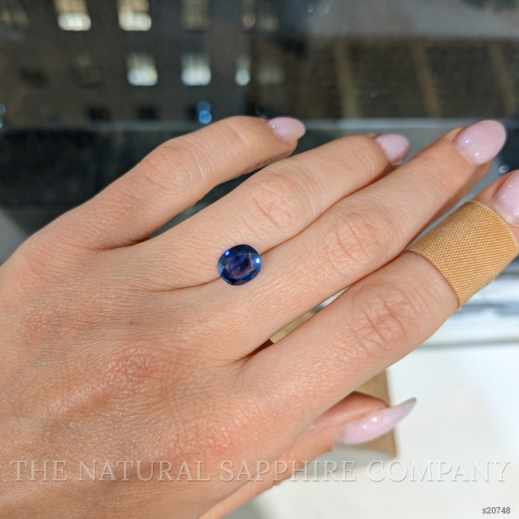1.90 Ct. Blue Sapphire from Ceylon (Sri Lanka)