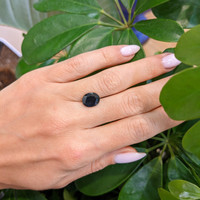 3.33 Ct. Greenish Blue Sapphire from Ceylon (Sri Lanka) Life Style