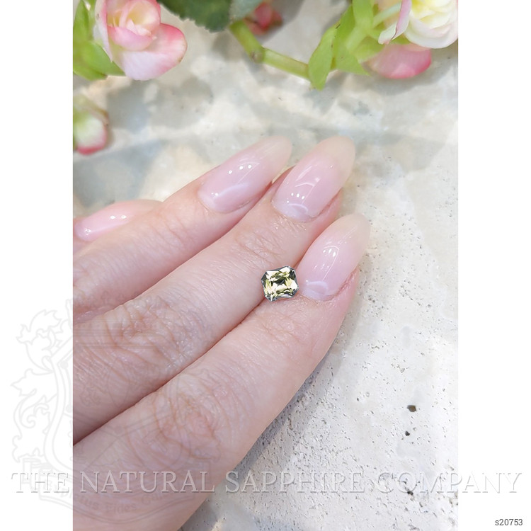 1.02 Ct. Yellowish Brown Sapphire from Montana