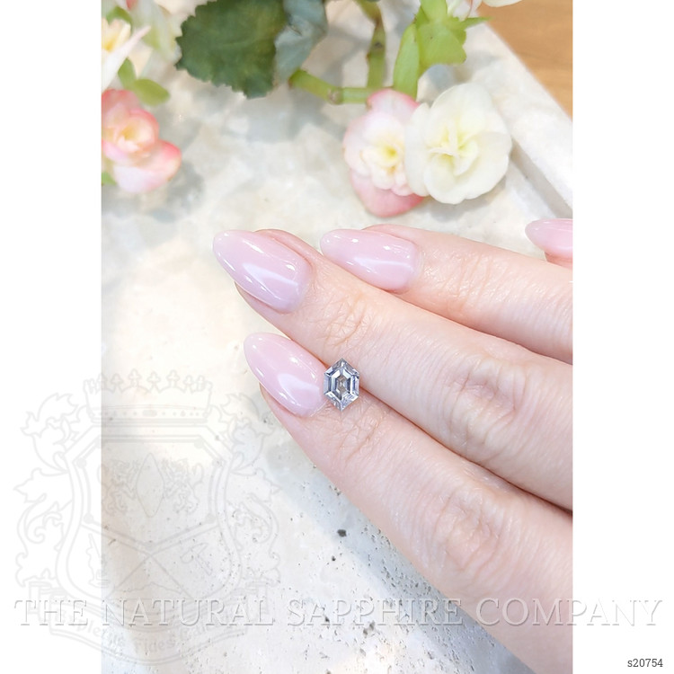 1.03 Ct. Grey Sapphire from Montana