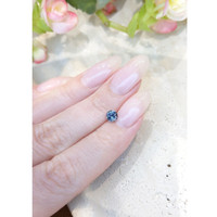 0.64 Ct. Greyish Blue Sapphire from Montana Life Style