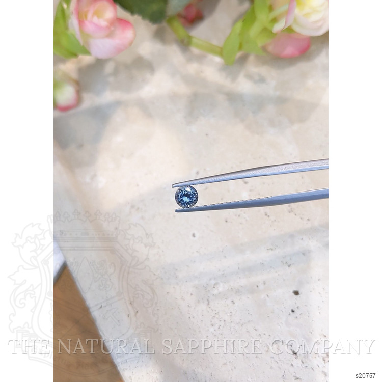 0.64 Ct. Greyish Blue Sapphire from Montana
