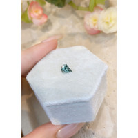 0.71 Ct. Greenish Blue Sapphire from Montana Life Style